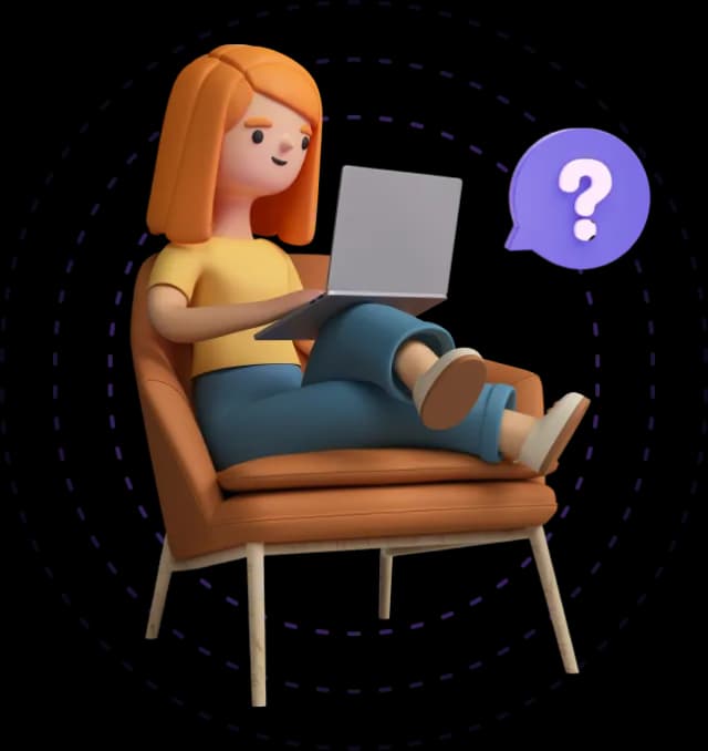 girl with laptop faqs image